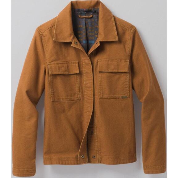 Prana Women's Nikit Walnut Brown Jacket // L - Picture 1 of 9